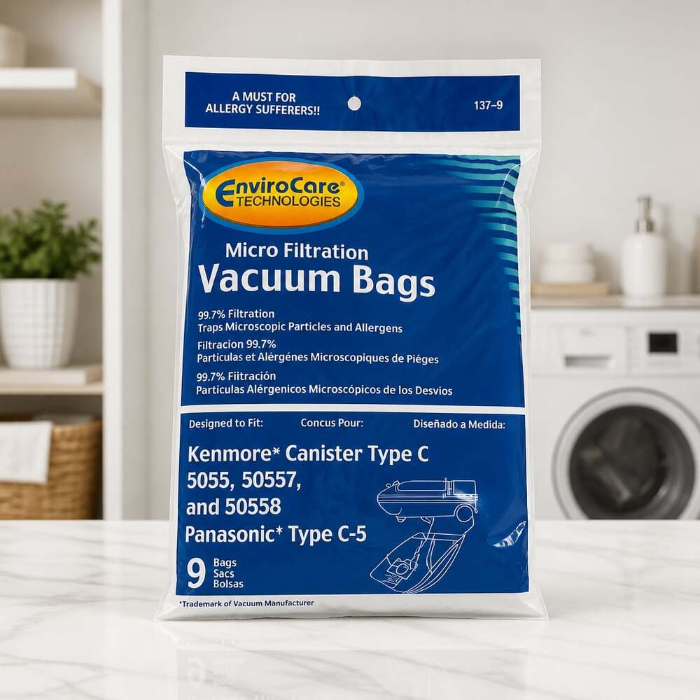 Micro Filtration Vacuum Bags Kenmore Canister Type C 5055, 50557, 50558